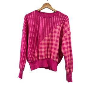 Solid & Striped The Peyton Orchid Pink Sweater Large